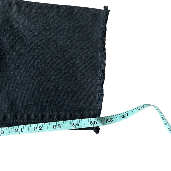 Levi's® Premium WEDGIE STRAIGHT FIT WOMEN'S JEANS black raw cut hem size 27 - Picture 7 of 8